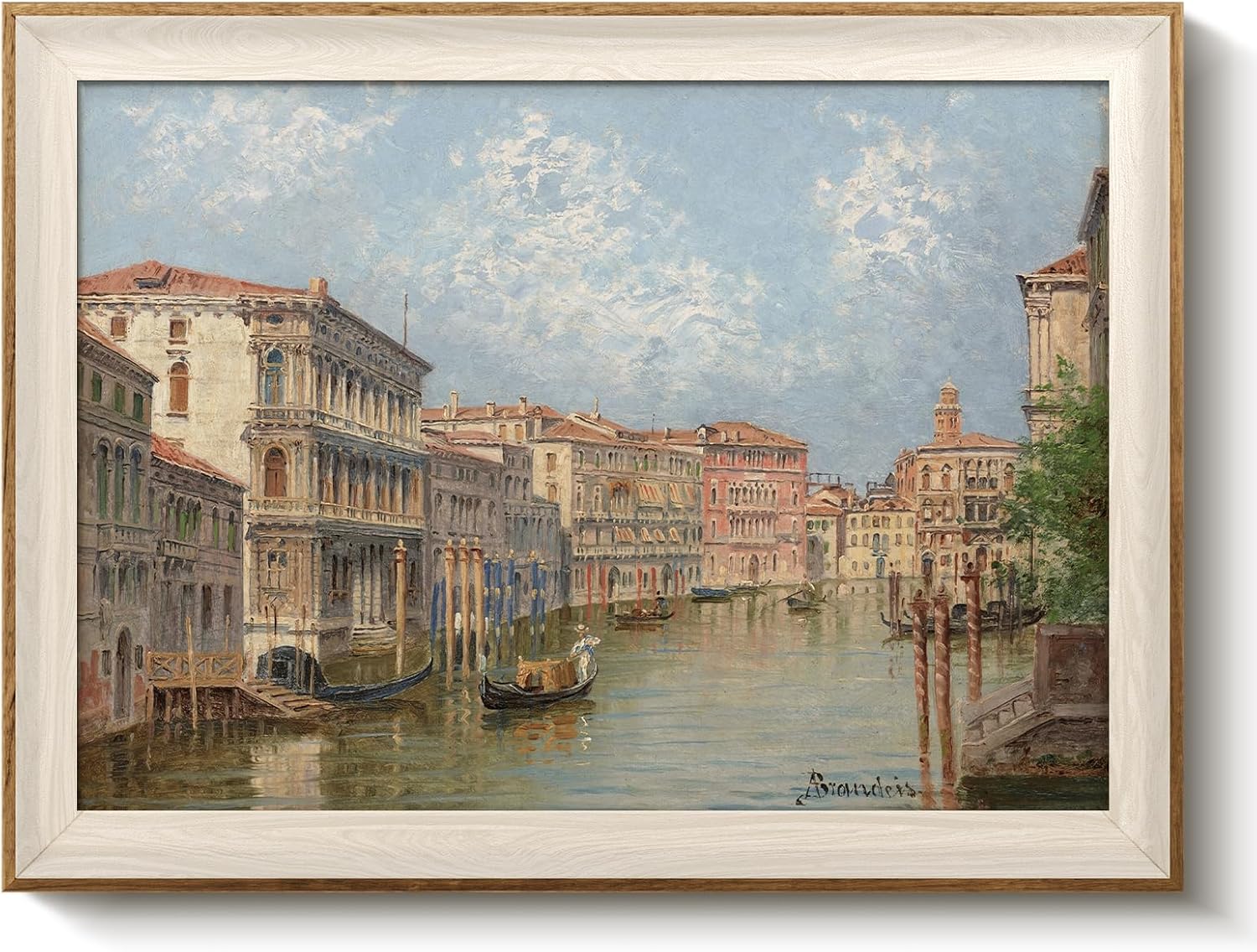 Framed Wall Art for Living Room, Swan Art Canvas Prints, Vintage Home Decor, Animals Painting Picture, Bathroom Wall Decor Gifts for Friends or Family - 12L x 10W
